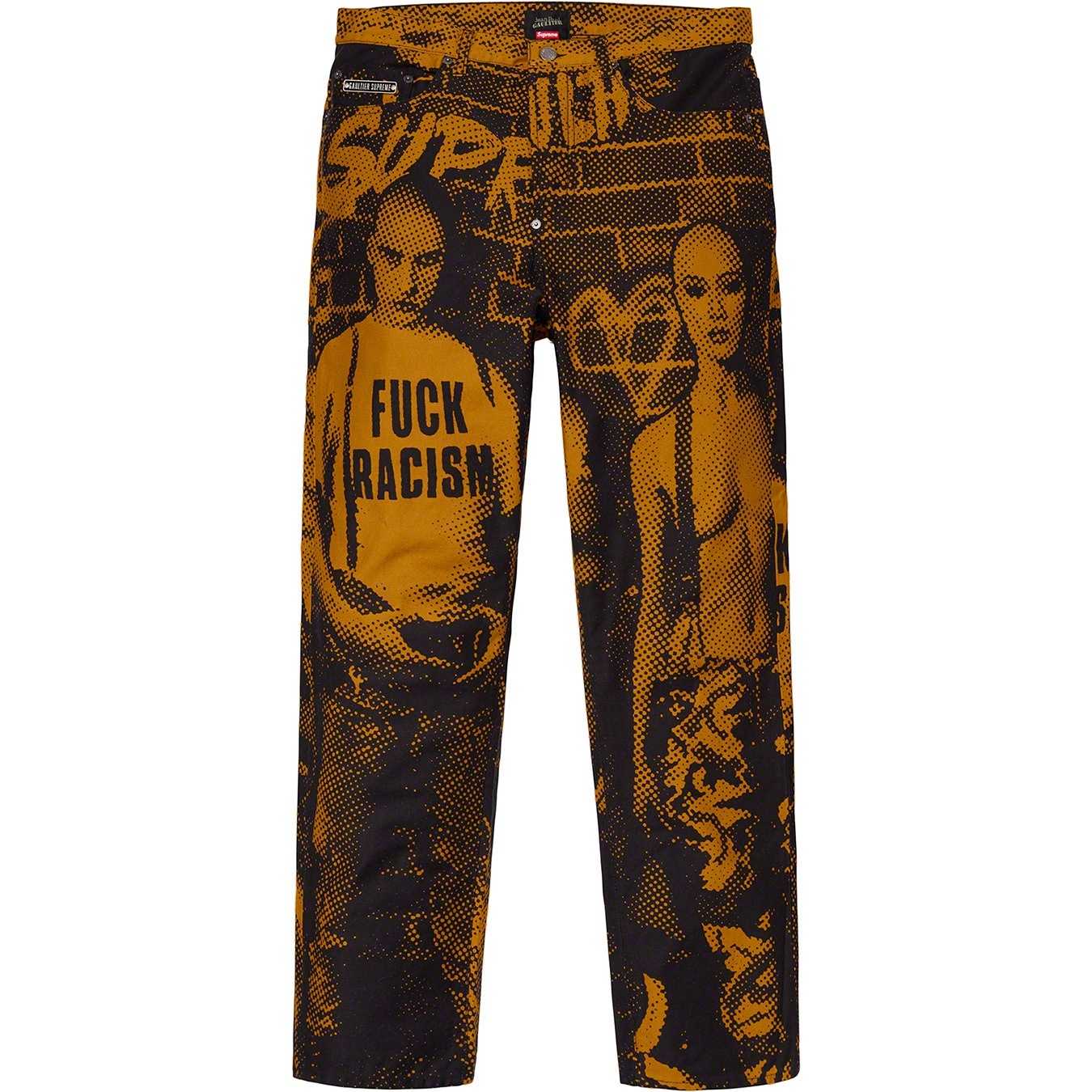 Supreme®/Jean Paul Gaultier® Fuck Racism Jean view 6